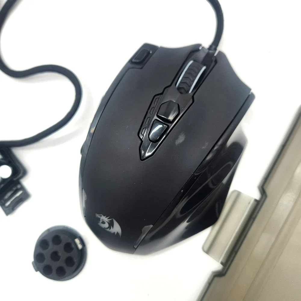 Redragon‎ M908 RGB Wired MMO Gaming Mouse 12400DPI 12-Button Macro USB PC
